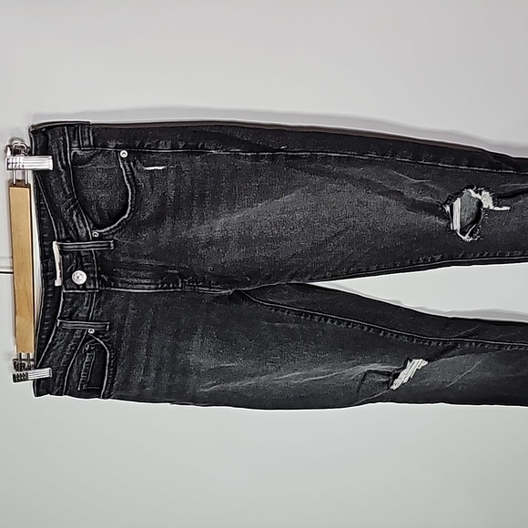 Levi's 711 dark gray 27x32 skinny jeans - Picture 2 of 8